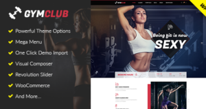 GymClub – Gym & Fitness WordPress Layout
