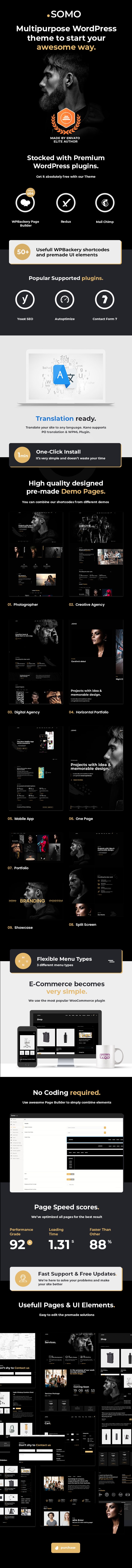 Somo - Kreatives Mehrzweck-WordPress-Theme - 4