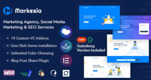 Markesia – Digital Marketing Agency und SEO WordPress Vorlage