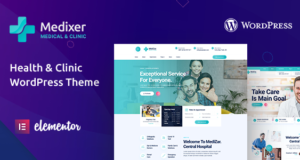 Medixer – Medizinische Gesundheit & Klinik WordPress Vorlage