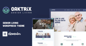 OakTrix – Senior Care WordPress-Template