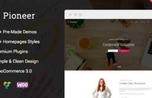 Pioneer – Multi-Concept Corporate WordPress-Vorlage