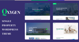 Qxygen - WordPress-Template mit einer Eigenschaft
