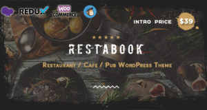 Restabook – Restaurant / Cafe / Pub WordPress Template