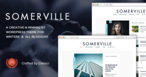 Somerville – Minimalist & Typografie-Erstes Thema für Schriftsteller