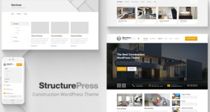 StructurePress – Konstruktion und Architektur WordPress Layout