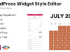 WordPress Widget Style Editor Elementor Addon