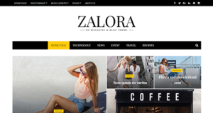 Zalora – Responsive Fashion Magazine Blog-Thema