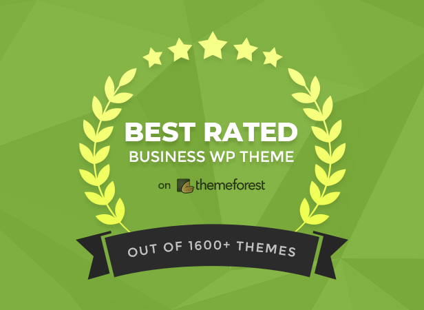 Bestbewertetes Business WordPress Theme auf Themeforest