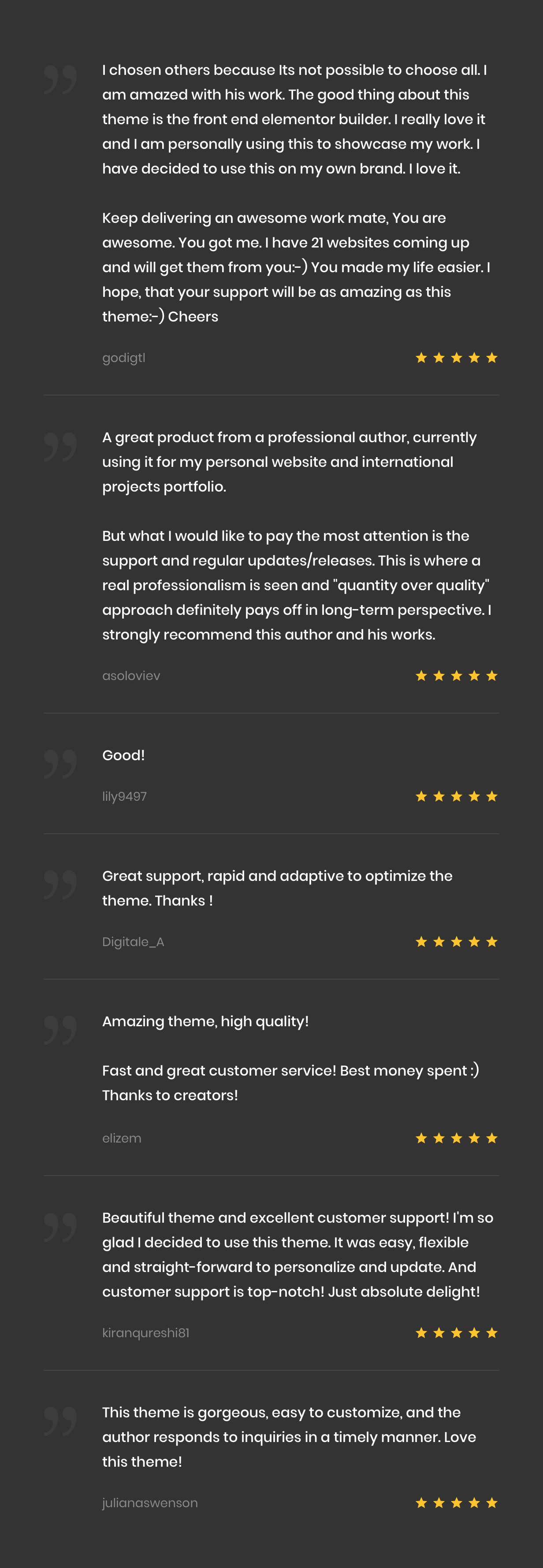 Arrigo - Zeitgenössisches kreatives Portfolio Elementor WordPress Theme - 11