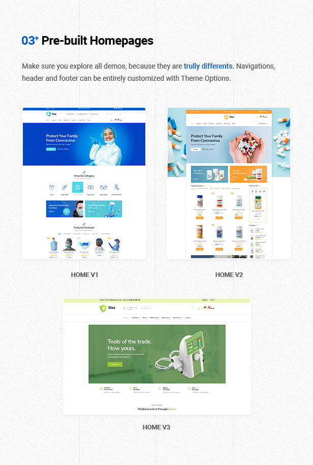 Diza - Apotheke Elementor WooCommerce Theme - 8