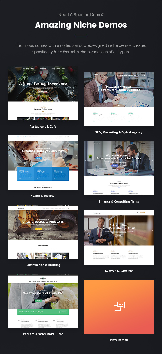 Enorme - Responsive Mehrzweck-WordPress-Theme - 6