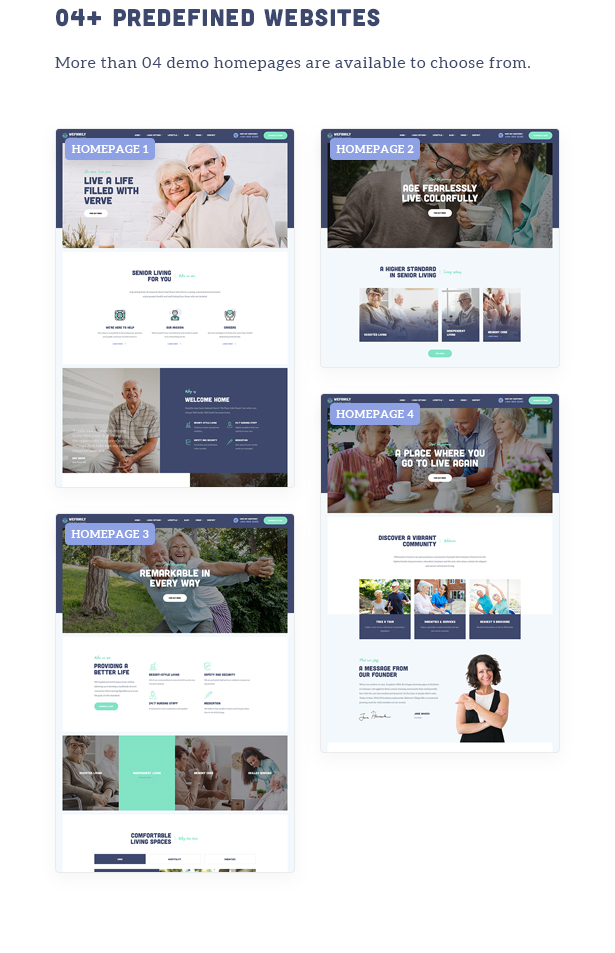 OakTrix - Senior Care WordPress-Theme