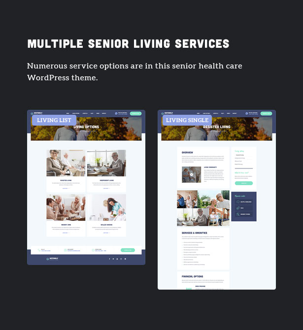 OakTrix - Senior Care WordPress-Theme