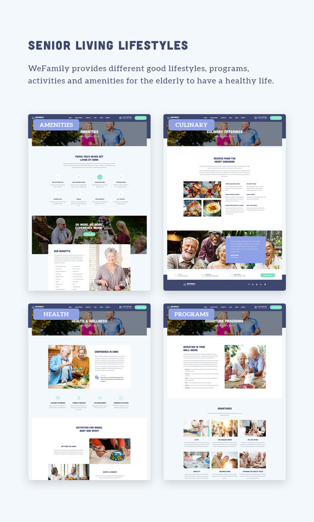 OakTrix - Senior Care WordPress-Theme