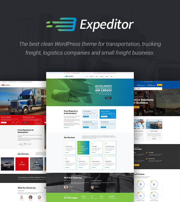 Expeditor - Logistik & Transport WordPress Theme - 2