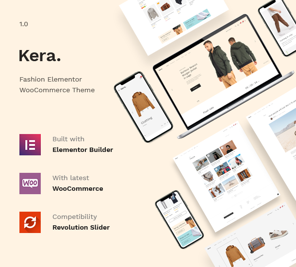 Kera - Modeelementor WooCommerce Theme - 5