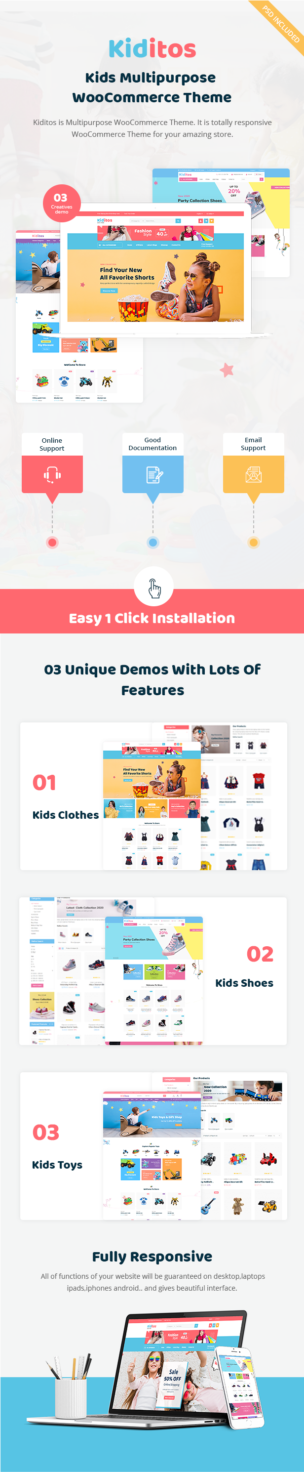 Kiditos WooCommerce-Thema