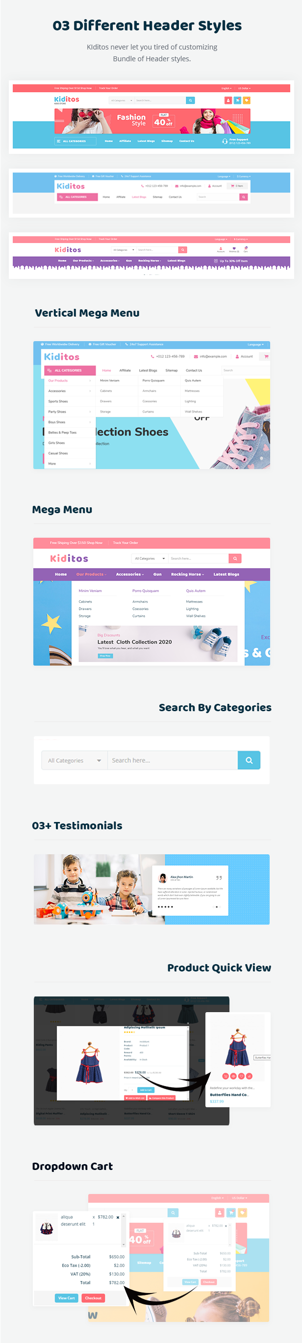 Kiditos WooCommerce-Thema