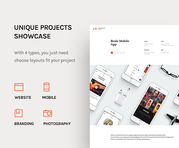 Lewis - Kreatives Portfolio WordPress Theme - 8