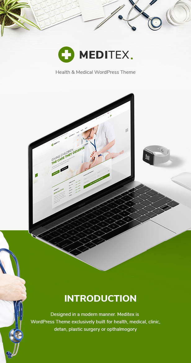 Meditex - Gesundheit, Medizin & Arzt WordPress Theme - 1