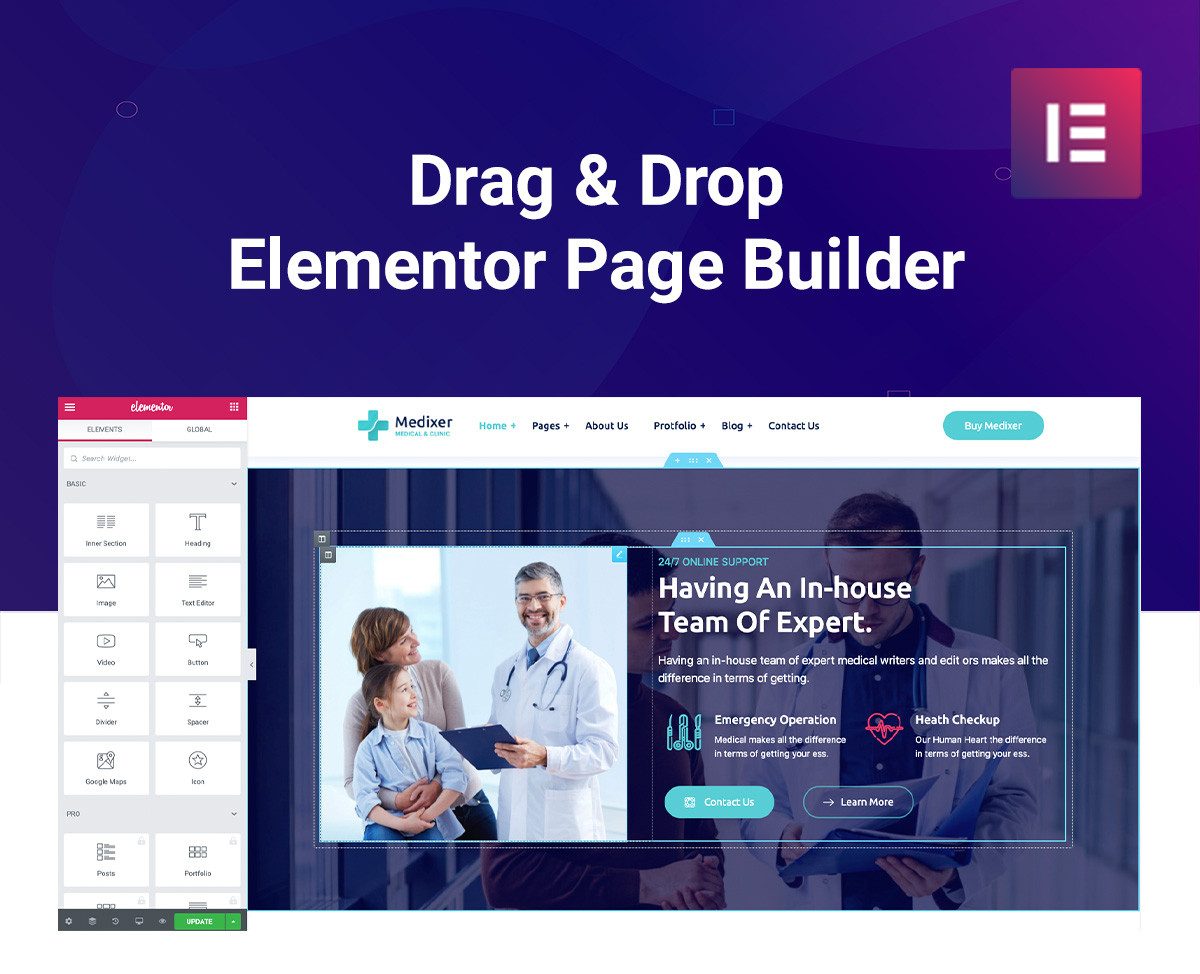 Medixer - Gesundheit & Klinik WordPress Theme - 5