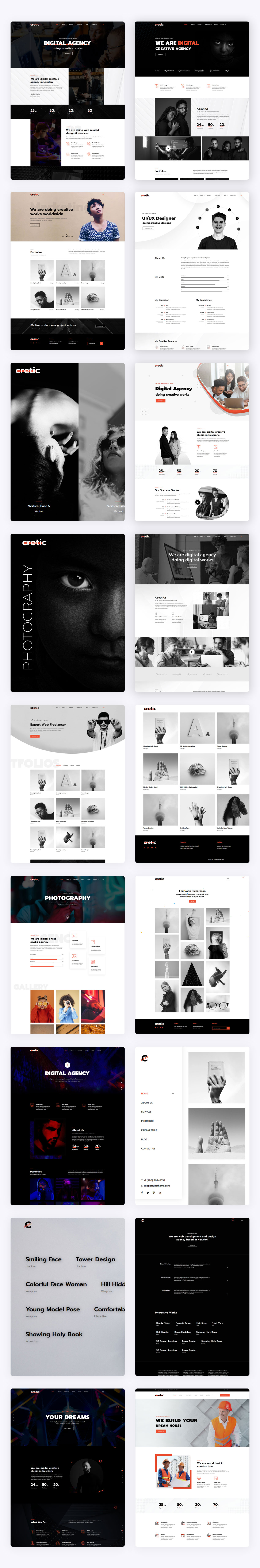 Cretic - Kreativagentur WordPress Theme