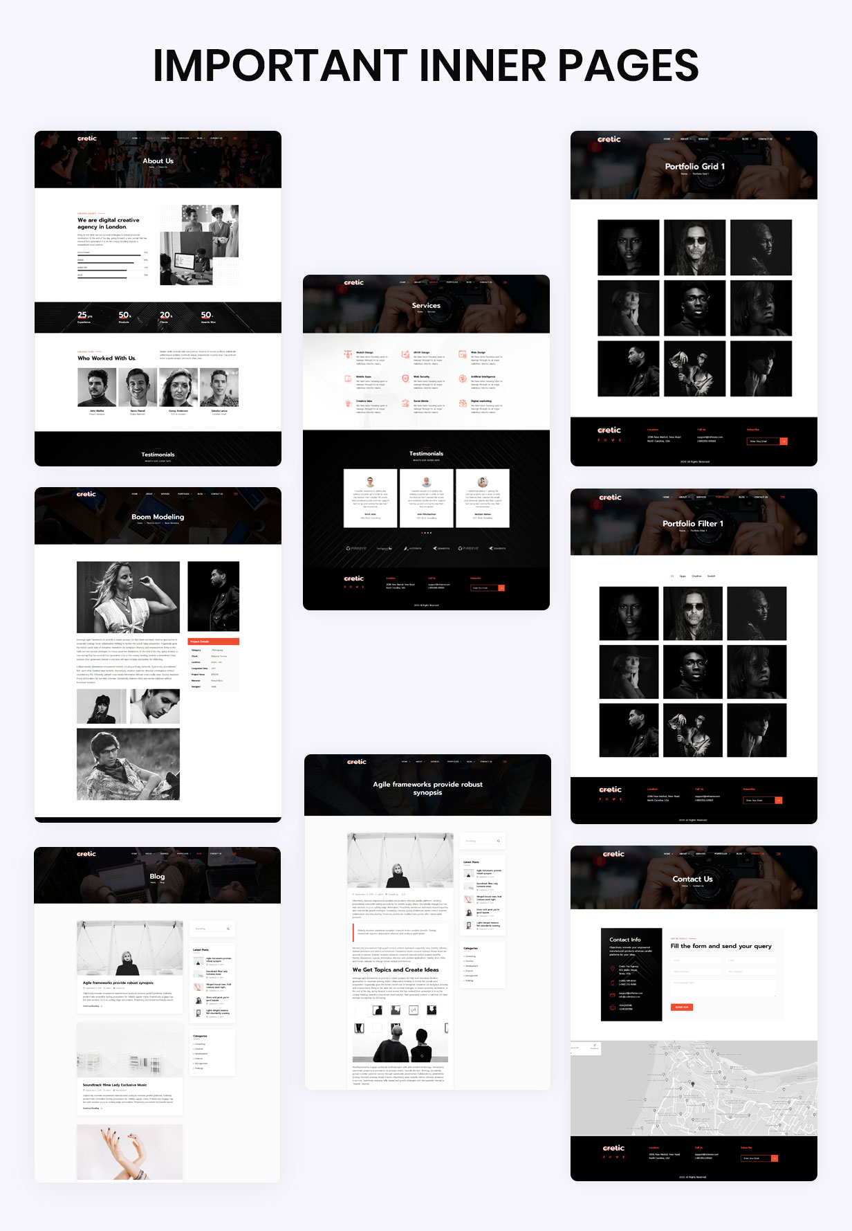 Cretic - Kreativagentur WordPress Theme