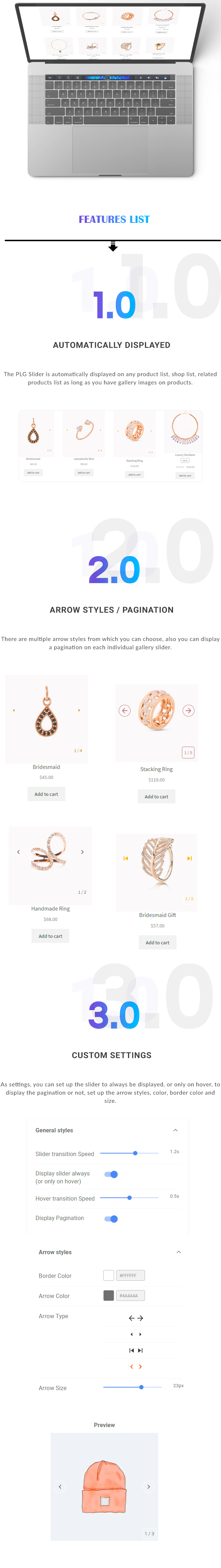 PLG - Produktliste Galerie Slider für WooCommerce - 1