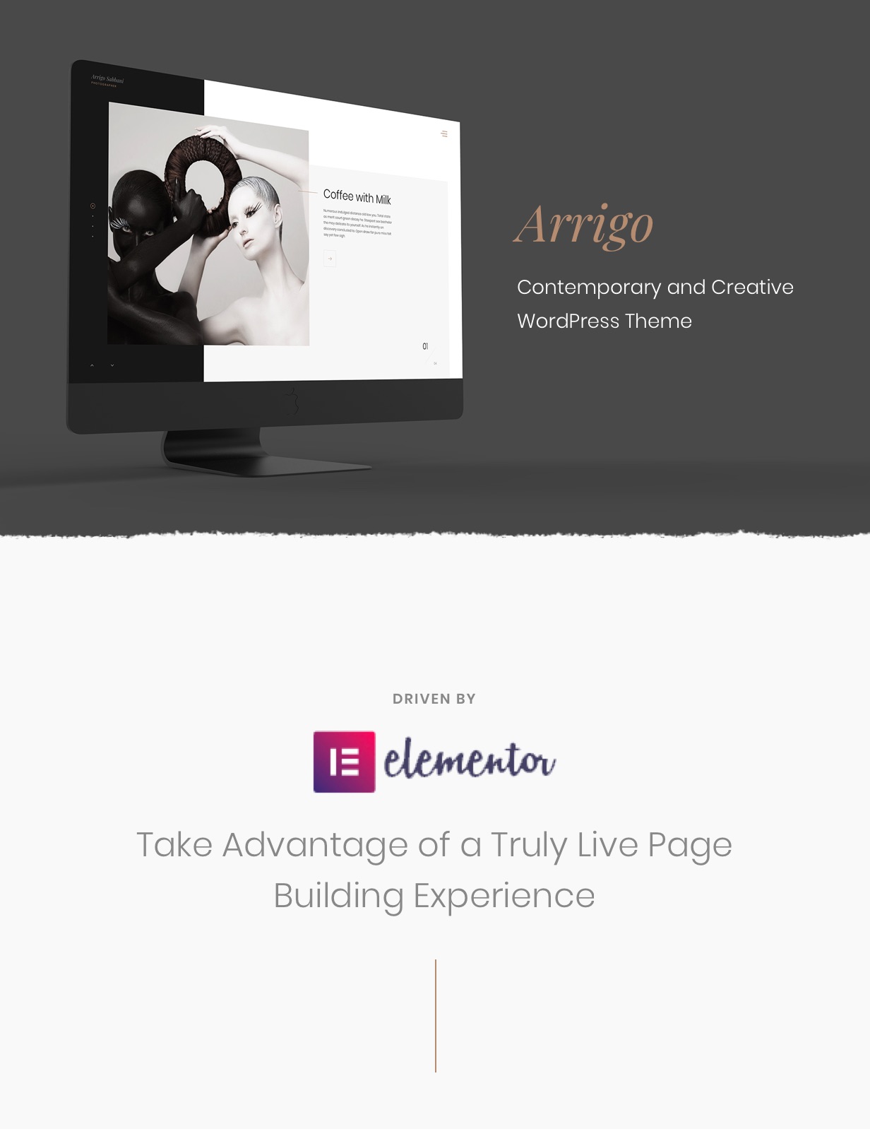 Arrigo - Zeitgenössisches kreatives Portfolio Elementor WordPress Theme - 4
