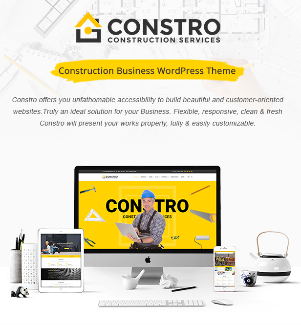 Constro - Baugeschäft WordPress Theme - 2
