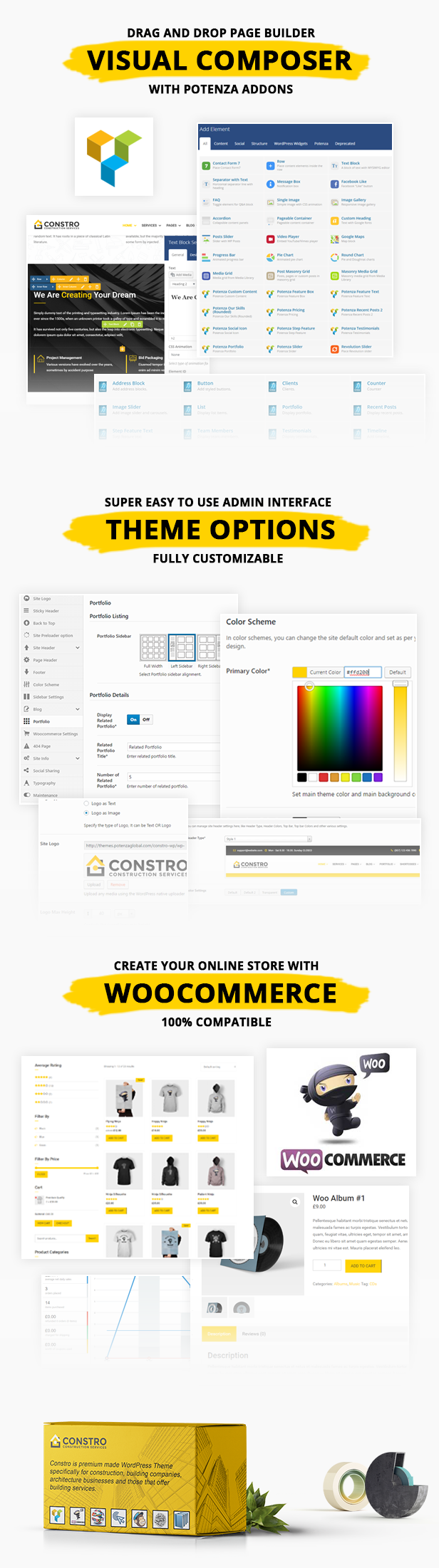 Constro - Baugeschäft WordPress Theme - 3