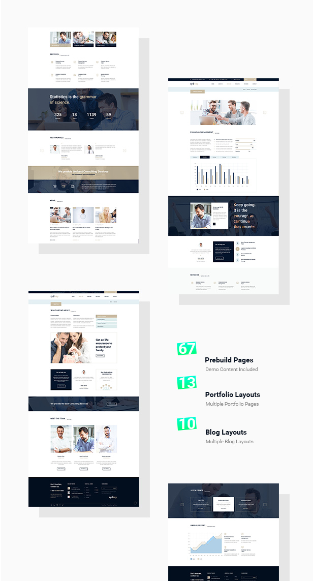 Sydney - Multiuse Financial Business WordPress-Theme - 1