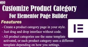 Anpassen der Produktkategorie für Elementor Page Builder