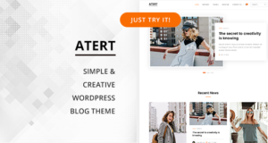 Atert – Einfaches und kreatives WordPress-Blog-Thema