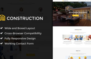 Bau – Business & Building Company WordPress-Template