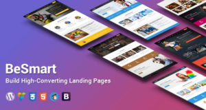 BeSmart High-Converting Landing Page WordPress-Template