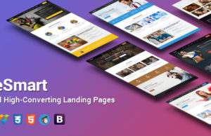 BeSmart High-Converting Landing Page WordPress-Template