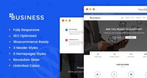 Business – Mehrzweck-Portfolio und Woocommerce WordPress-Layout