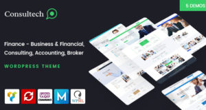 Consultech – Finanzen & Beratung Business WordPress Vorlage
