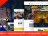 Factory HUB – WordPress-Layout für Industrie und Bauwesen