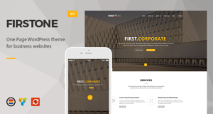 FirstOne – Responsive OnePage WordPress Template