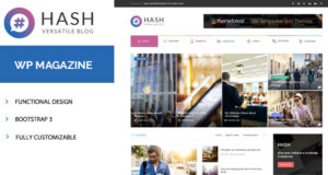 Hash – Responsive WordPress Magazine Template