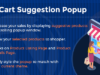 In den Warenkorb Vorschlag Popup - WooCommerce