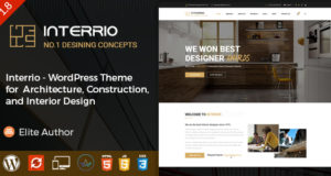 Interrio - WordPress-Template für Architektur und Innenarchitektur