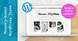 Mason Rhythmus. WordPress Masonry Layout