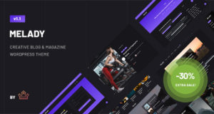 Melady – Kreatives Blog & Magazin WordPress Template