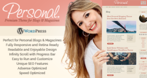 Personal WordPress Template