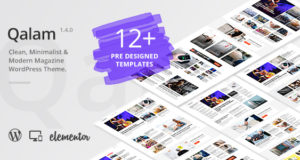 Qalam – NewsPaper und Magazin WordPress Vorlage