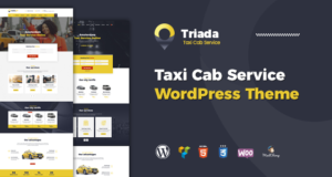 Triada – Taxi-Service-Service WordPress-Layout